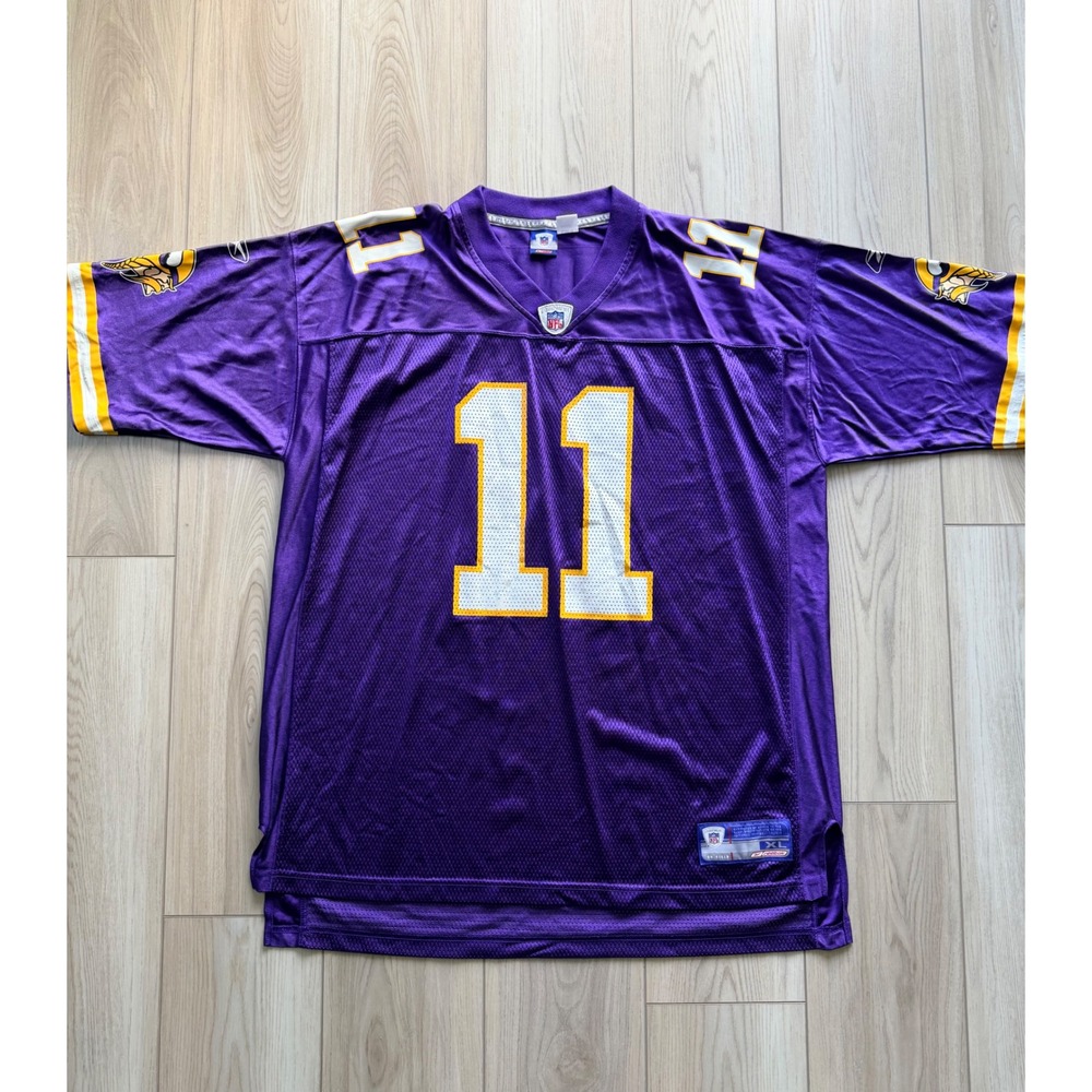 Vintage Reebok Daunte Culpepper Minnesota Vikings Jersey Mens XL Purple NFL 11